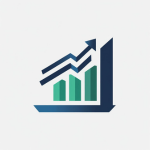 Graphic depicting upward trending sales graphs representing trading.